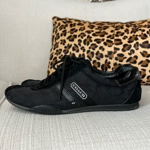 Coach Black monogram sneaker